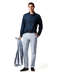 Rodd Gunn Men's Coromandel Linen Long Sleeve Slim Fit Shirt