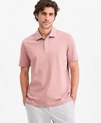 Alfani Men's Regular-Fit Mercerized Polo Shirt, Created for Macy's