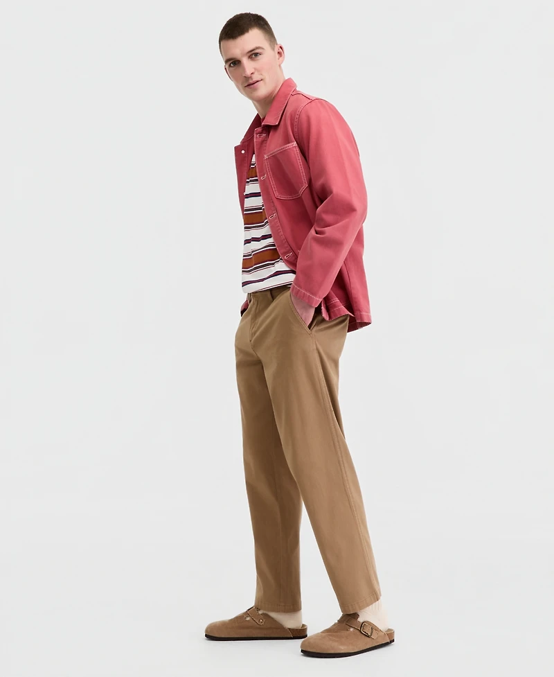 Sun + Stone Men's Cotton-Blend Relaxed Chino Pants, Macy's Exclusive
