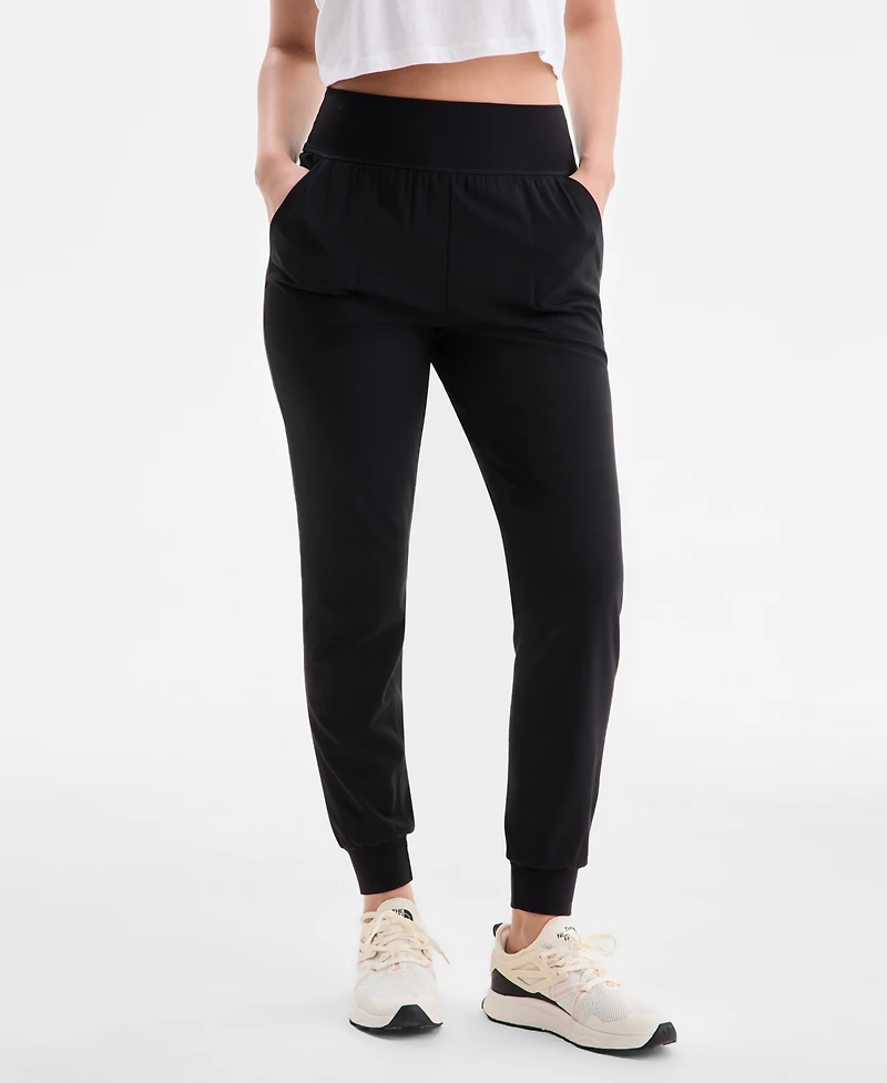 Id Ideology Women's Studio Ankle Jogger Pants, Macy's Exclusive