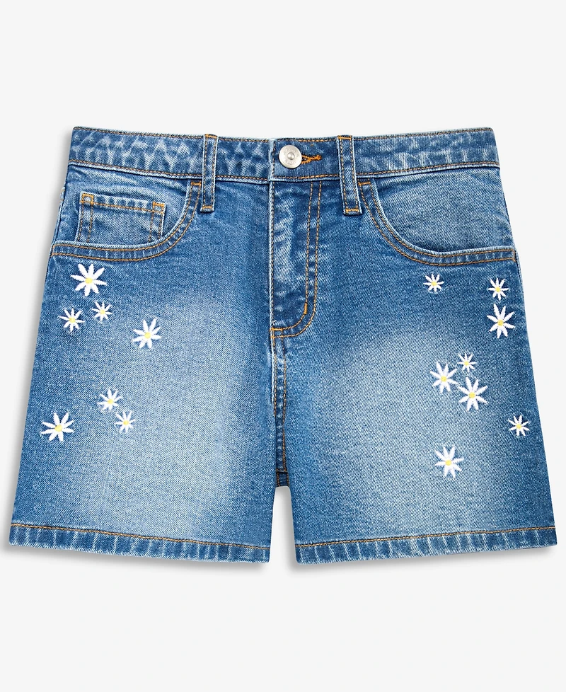 Epic Threads Girls' 5-20 Embroidered Denim Shorts, Macy's Exclusive