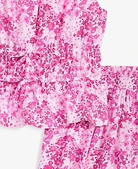 Epic Threads Girls' 5-20 Floral Peplum Top & Shorts, 2-Piece Set, Macy's Exclusive
