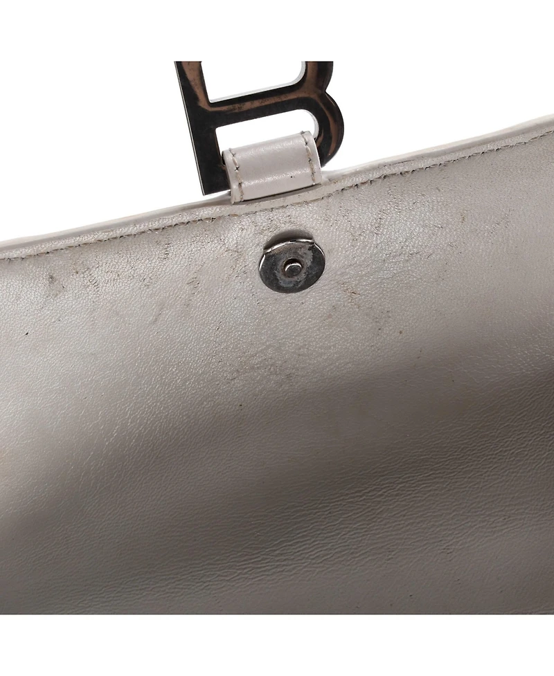 Pre-Owned Balenciaga Small Hourglass Top Handle Bag Leather