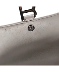 Pre-Owned Balenciaga Small Hourglass Top Handle Bag Leather
