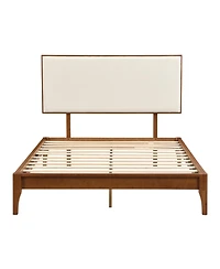 Streamdale Furniture Streamdale Bamboo Platform Bed with Adjustable Headboard