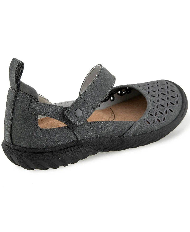 Jbu Women's Bianca Casual Mary Jane Flats