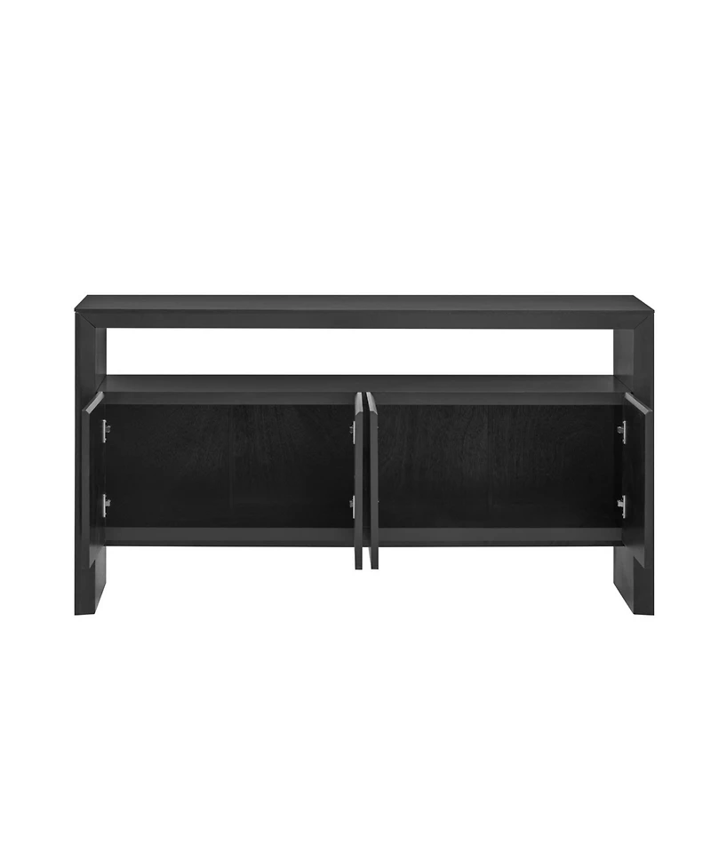 Streamdale Furniture Modern Wood Sideboard