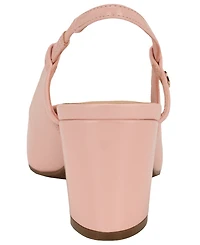 Tommy Hilfiger Women's Jezibee Block Heel Dress Slingback Pumps
