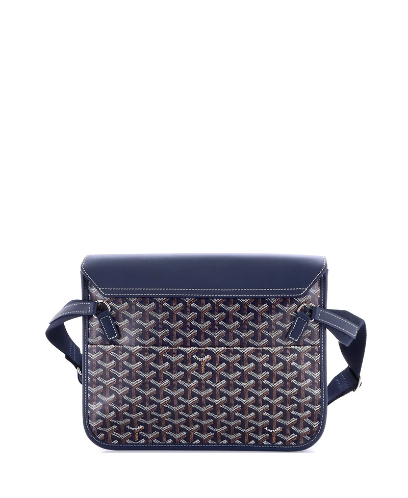 Pre-Owned Goyard Coursier Messenger Bag Coated Canvas and Leather