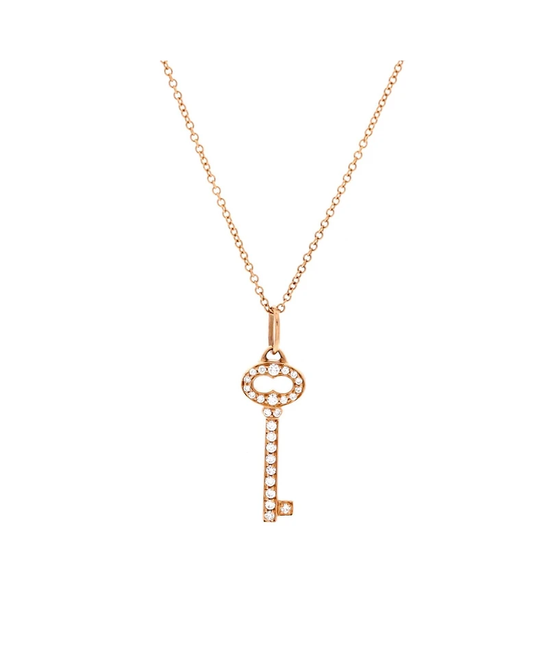 Pre-Owned Tiffany & Co Vintage Oval Key Pendant Necklace