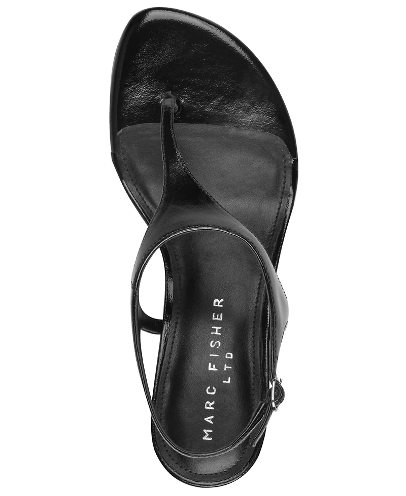 Marc Fisher Ltd Women's Pelysa Kitten Heel Dress Sandals