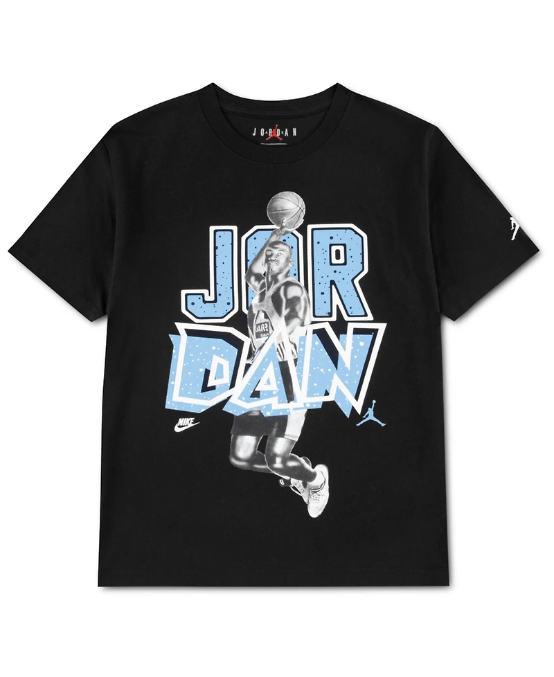 Jordan Boys' 4-7 Retro Stack Crewneck T-Shirt