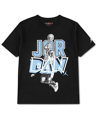 Jordan Boys' 4-7 Retro Stack Crewneck T-Shirt
