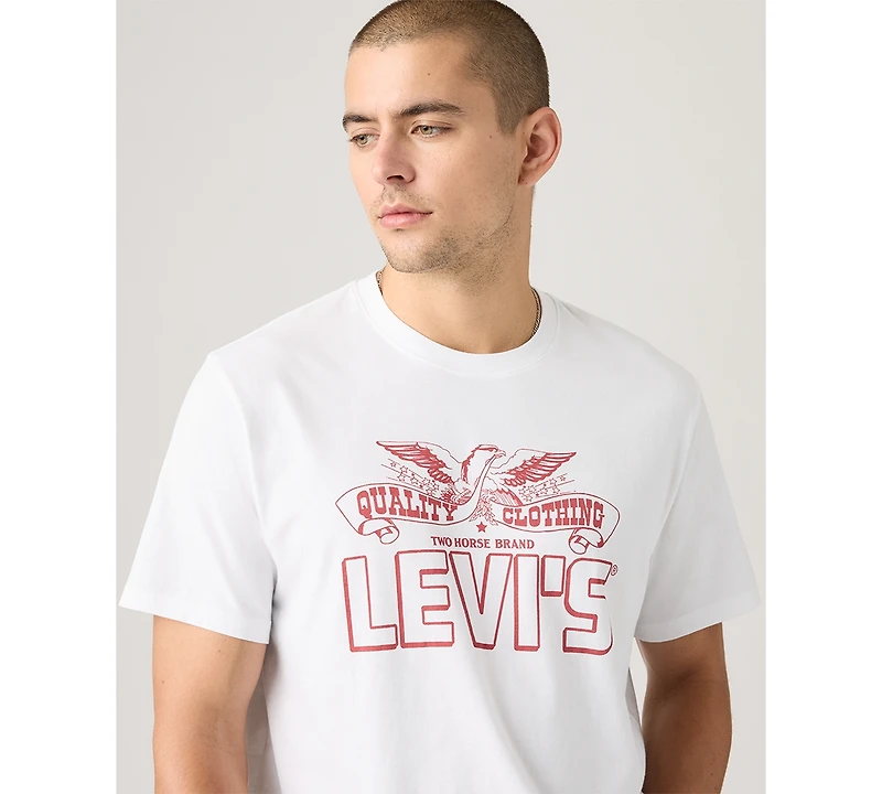 Levi's Men's Classic Short Sleeve Graphic Crewneck T-Shirt