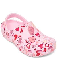 Crocs Big Girl's Hearts Classic Clogs from Finish Line