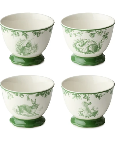 Certified International Le Jardin Ice Cream Bowls, Set of 4