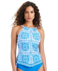 Beyond Control Women's High-Neck Tankini Swim Top