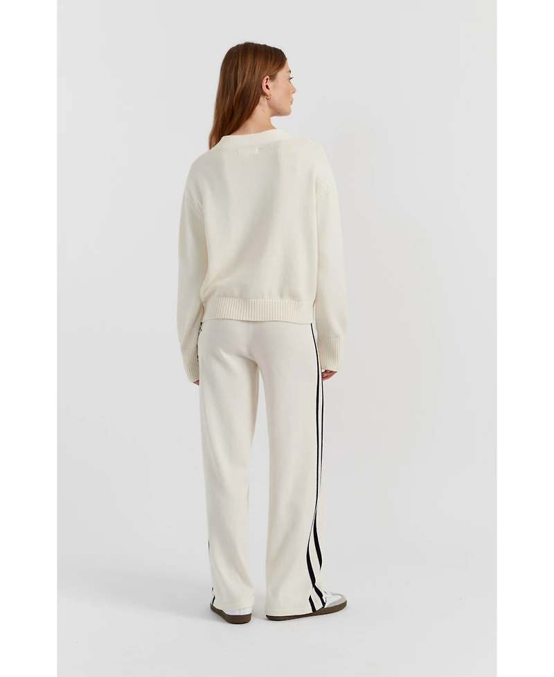 Chinti & Parker Women's Snoopy Varsity Cardigan