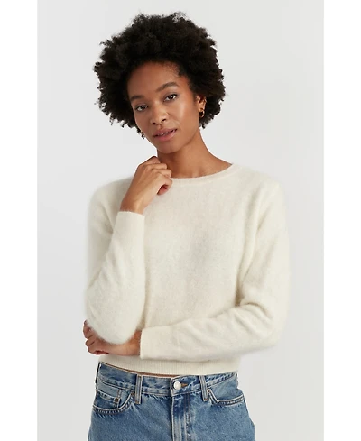 Chinti & Parker Women's Brushed Cashmere Crewneck Sweater