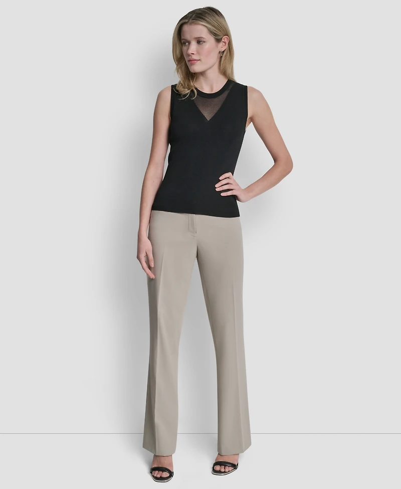 Dkny Women's Sleeveless Crewneck Sweater Top