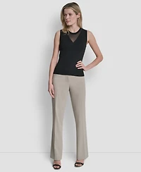 Dkny Women's Sleeveless Crewneck Sweater Top