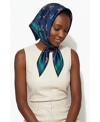 Jessie Zhao New York Freedom Wings Double Sided Silk Scarf