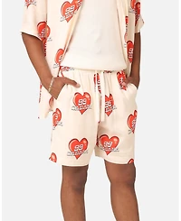 The Anti Order Men's 99 Cabana Roaming Hearts Shorts