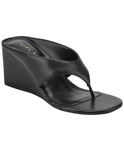 Marc Fisher Ltd Women's Udena Slip-On Wedge Dress Sandals