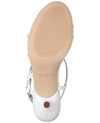 Marc Fisher Ltd Women's Nylah Strappy Leather Kitten Heel Sandals