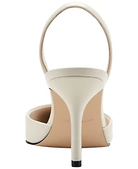 Marc Fisher Ltd Women's Noland Leather Slingback Stiletto Pumps
