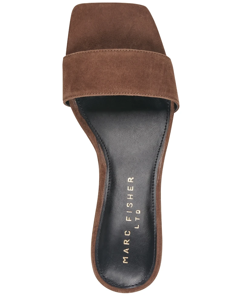 Marc Fisher Ltd Women's Sidnee Kitten Heel Dress Sandals