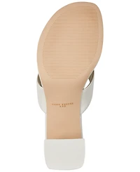 Marc Fisher Ltd Women's Arcee Leather Block Heel Dress Sandals