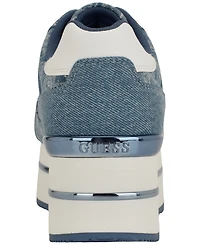 Guess Women's Hansin Double Platform Lace-Up Sneakers