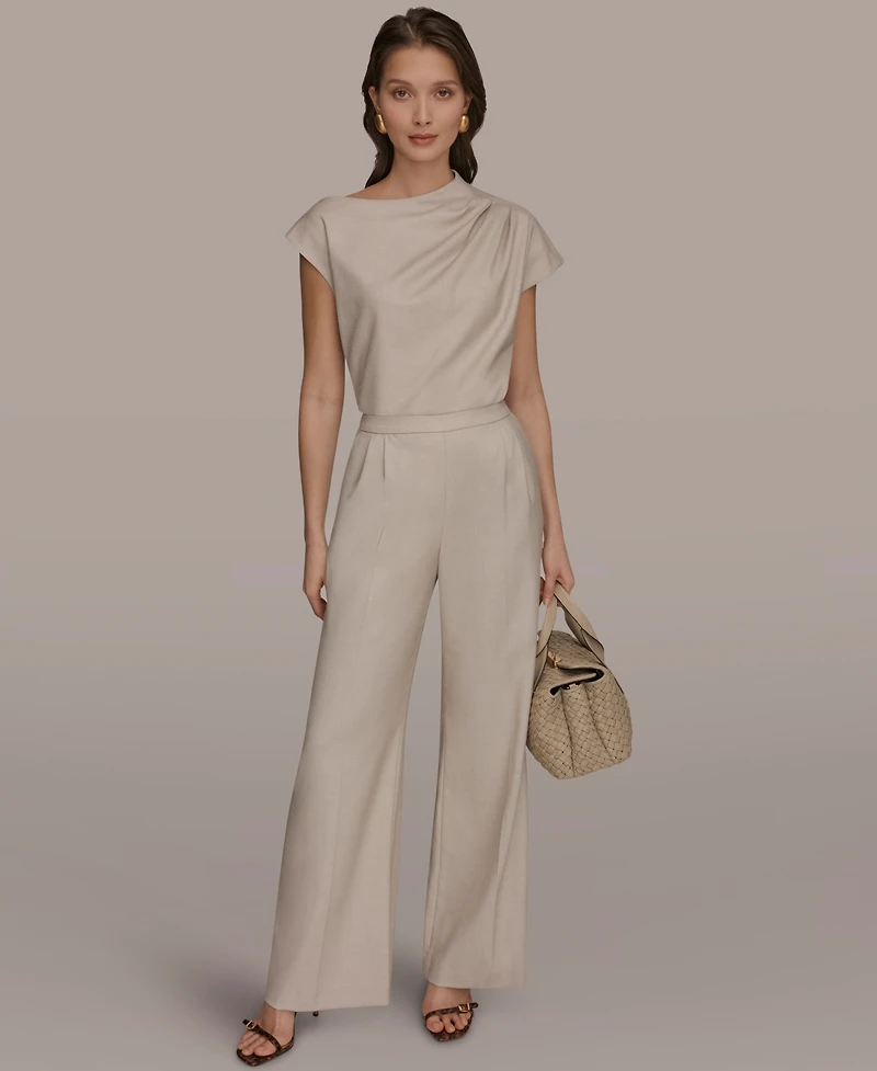 Donna Karan New York Women's Straight Leg Tie-Waist Pants