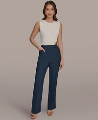 Donna Karan New York Women's Straight Leg Front Rise Pants