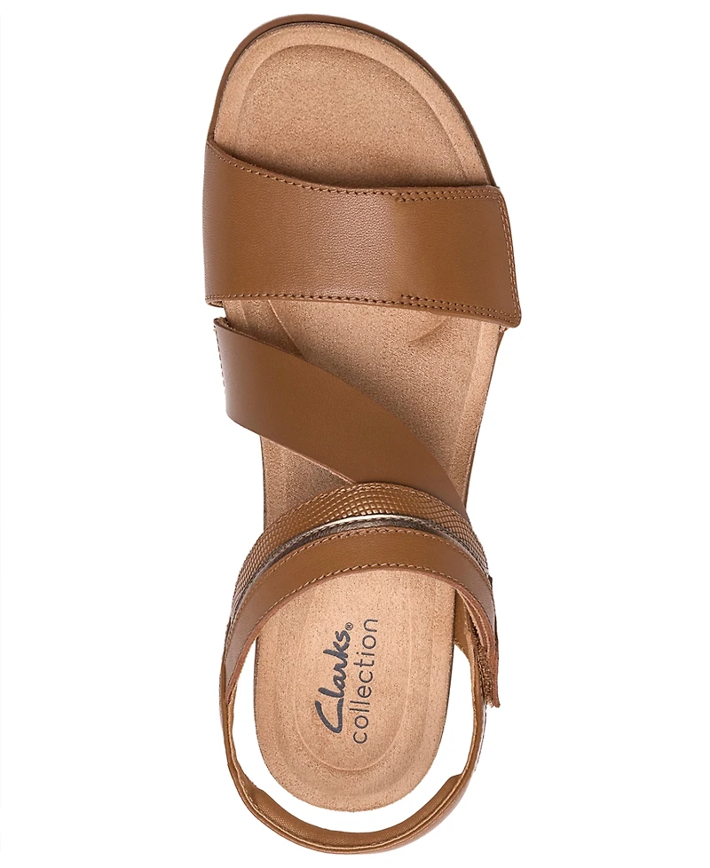 Clarks Women's Kacha Wave Round Toe Sandals