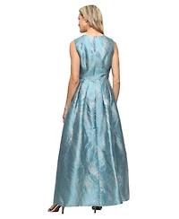 Alex Evenings Women's Sleeveless Column Ball Gown