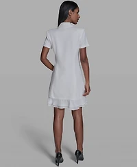 Karl Lagerfeld Paris Women's Short-Sleeve Blazer Dress