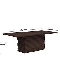 Streamdale Furniture Coad Rectangular 84-inch Dining Table (Espresso)