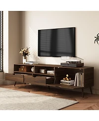 Streamdale Furniture Mid Century Tv Stand - Media Console for TVs up to 80