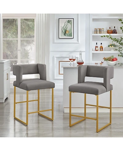 Streamdale Furniture Modern Fashion Counter Height Bar Stools, Set of 2