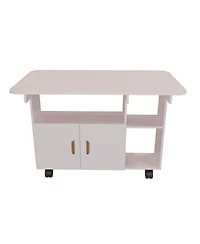 Streamdale Furniture Modern Movable Folding Dining Table for Small Spaces