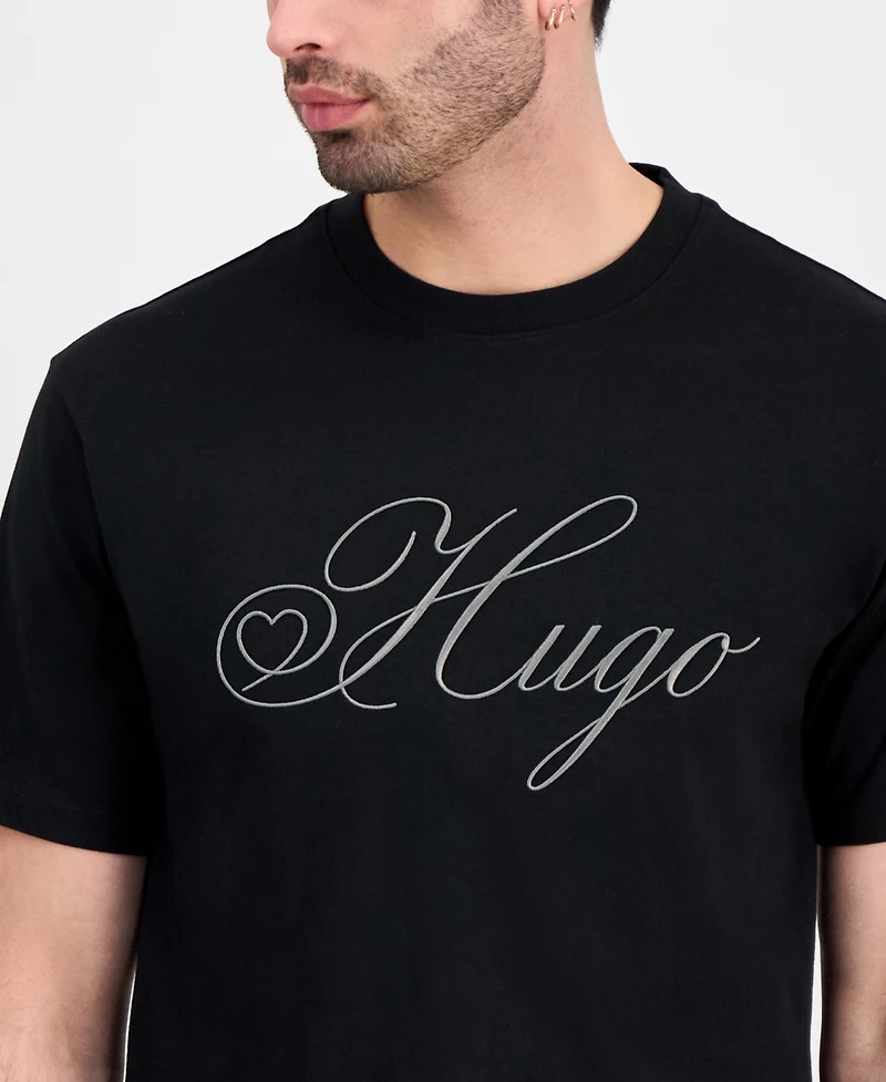 Hugo by Boss Men's Embroidered T-Shirt
