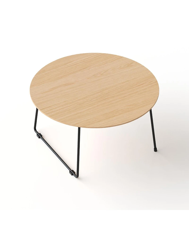 Streamdale Furniture Modern Minimalist Round Coffee Table