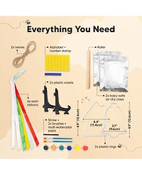 KeaBabies Trove Baby Hand and Footprint Kit, Dog Paw Print Handprint Ornament Kit for Babies, Boys, Girls, Newborns