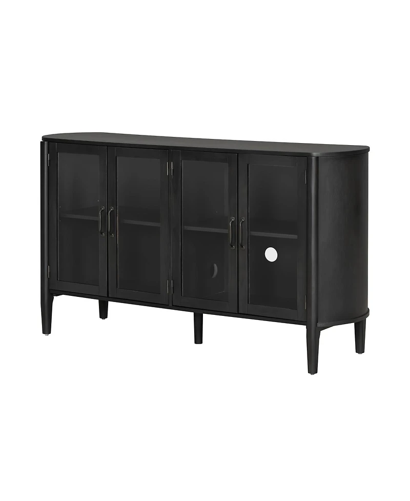 Streamdale Furniture Stylish 34-door large storage cabinet for entrance, living, dining rooms