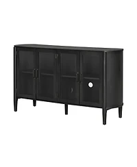 Streamdale Furniture Stylish 34-door large storage cabinet for entrance, living, dining rooms