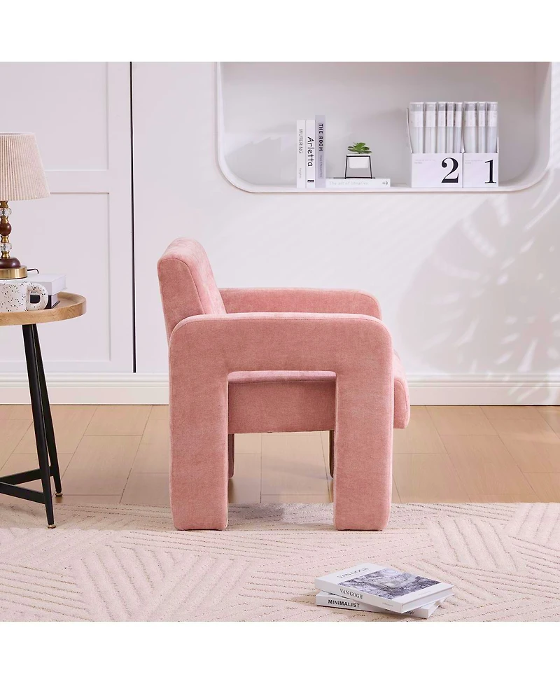 Streamdale Furniture Modern Minimalist Single Armchair for Living Room, Bedroom, Office.