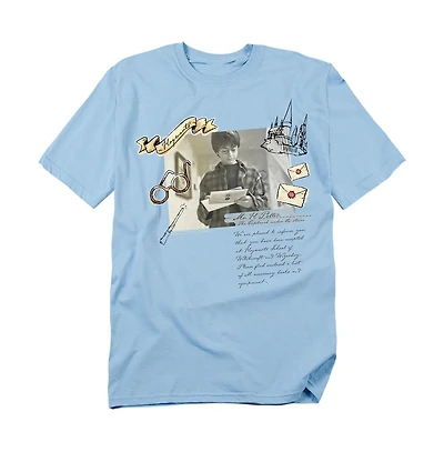 Harry Potter Men's Welcome To Hogwarts Movie Still T Shirt