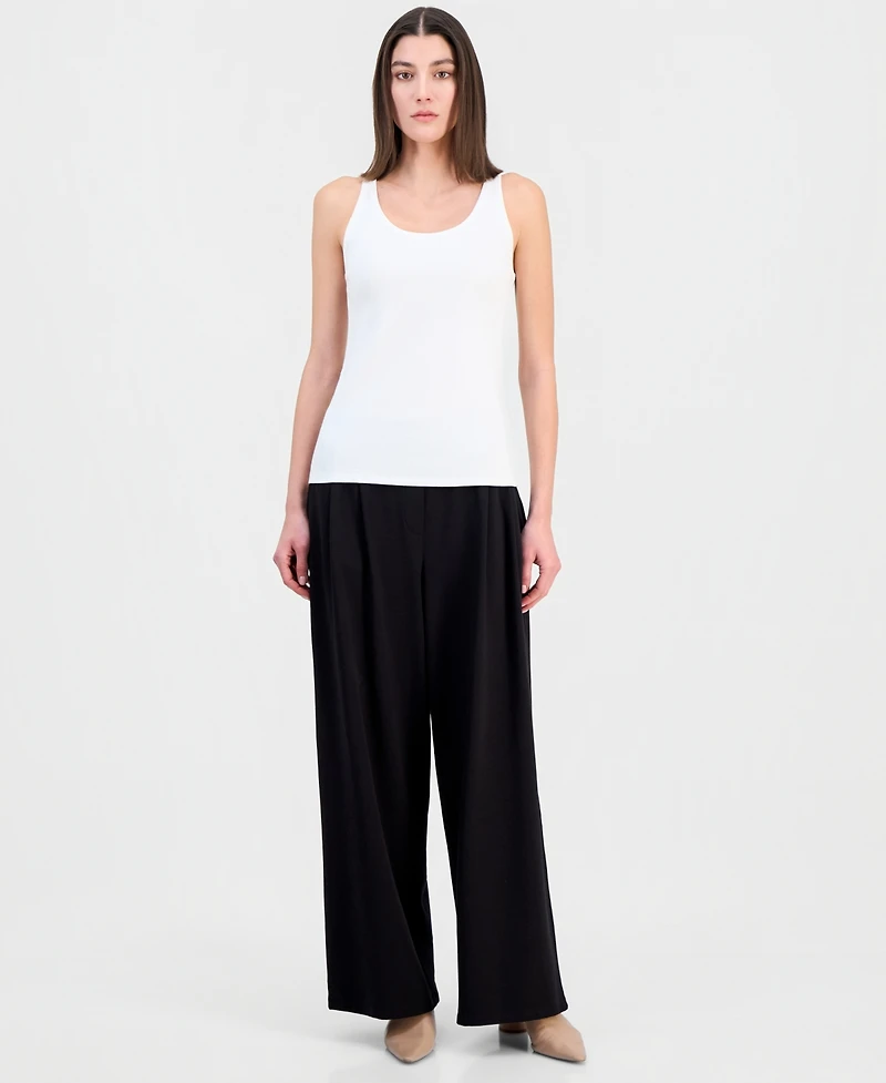 Eileen Fisher Women's High Waist Wide Leg Pants, Regular & Plus